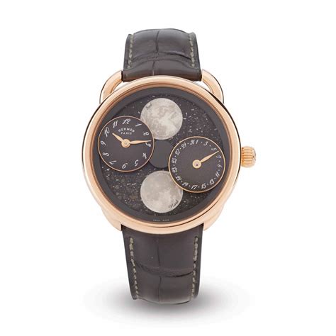 orologio hermes tempo lune|hermes arceau l'heure la lune.